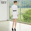 IWY/白色长袖西装连衣裙Q10396-W 商品缩略图2
