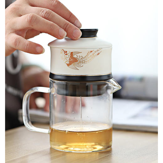 办公茶杯茶水分离杯泡茶神器 商品图1