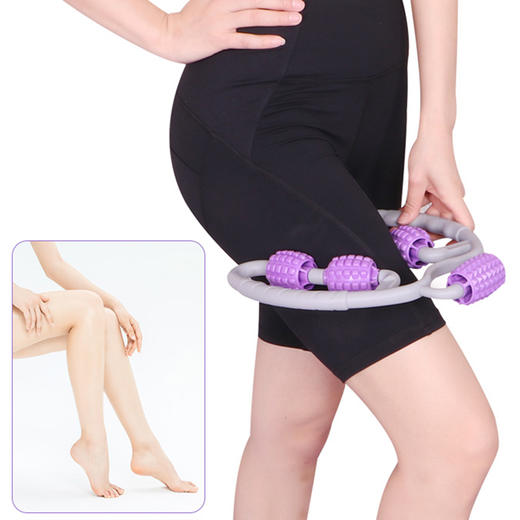 【按摩滚轮】环形夹腿部按摩器消除型肌肉放松器轮小腿按摩滚轮瘦腿神器 商品图3