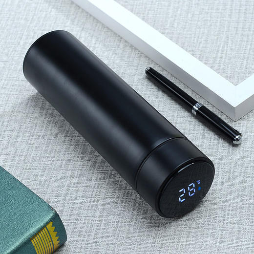 智能显温304不锈钢大容量保温杯男女学生便携商务泡茶杯子 商品图6