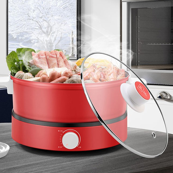 新品米技多功能锅煮炒4升一锅多用适用各种加热器皿 ehp-001