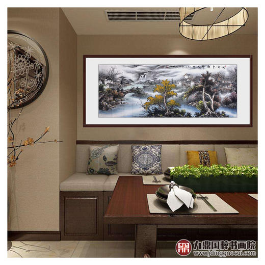 高云鹏《又到金秋醉人时》68*178cm 山水横幅作品 客厅/卧室挂画 商品图2