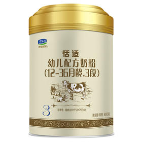 君乐宝恬适幼儿配方奶粉3段800g