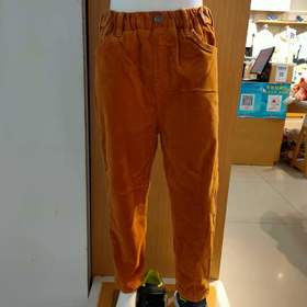 小以纯 男童梭织加绒裤 货号：r994316016