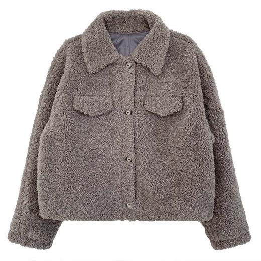 【上身十足高级感】羊羔毛外套 触感柔软 整体宽松的版型不挑人 显气质衬肤白 商品图6