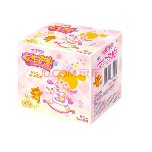 七度空间少女护垫18片【BQ6018】 商品图1