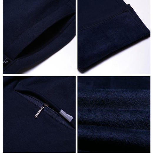 SP-SLK11678新款时尚气质加绒加厚休闲运动三件套 商品图4