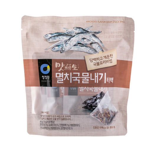 清净园味鲜生银鱼汤包80g청정원맛선생멸치국물내기80g 商品图3