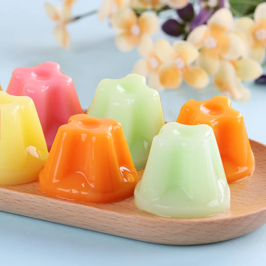 正紫云果冻布丁 2000g/箱 约88枚 4种口味：苹果,菠萝,芒果,草莓  好吸果冻 包邮 商品图3