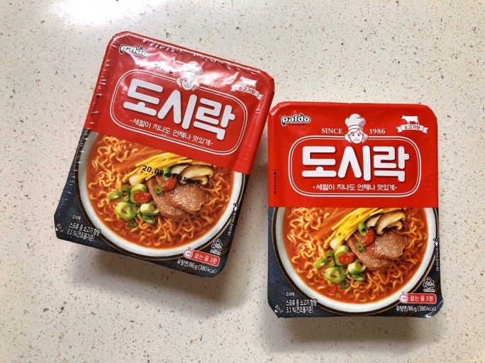 八道餐盒泡面86g팔도도시락컵라면86g