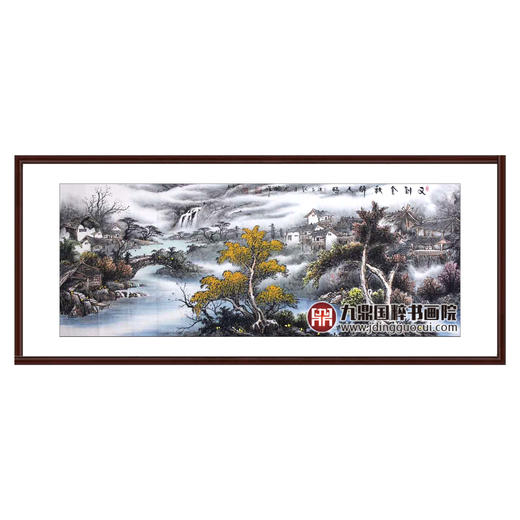 高云鹏《又到金秋醉人时》68*178cm 山水横幅作品 客厅/卧室挂画 商品图0