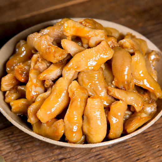 夏日肉肉大作战卤味鸡脚筋100g2袋皮糯筋脆入口嚼劲十足