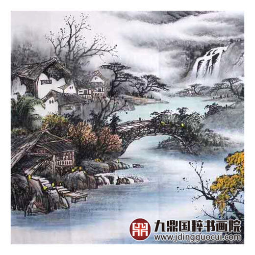 高云鹏《又到金秋醉人时》68*178cm 山水横幅作品 客厅/卧室挂画 商品图4