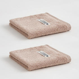 素色有机棉方巾（棕色）