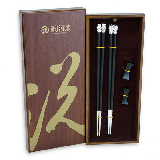 如意花丝包银筷 商品图4