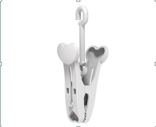 免叠衣收纳衣架的夹子+连接杆 商品图0