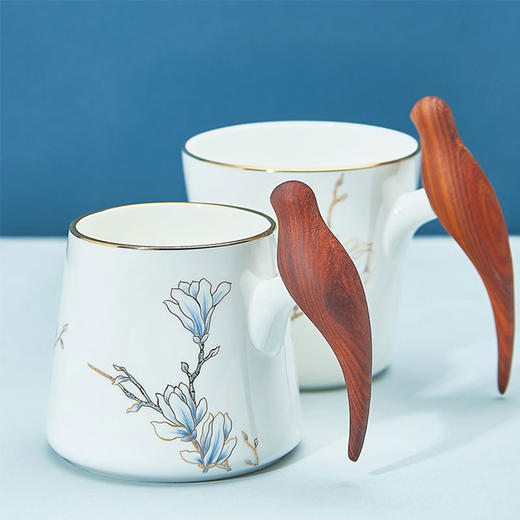 黄金珐琅彩幸福小鸟对杯 商品图0