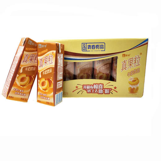 6折清仓/原价42！蒙牛 真果粒 牛奶饮品 黄桃 250g*12礼盒装 2021年2月11日前饮用 商品图3