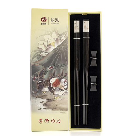 鸳鸯戏水情侣筷 商品图0