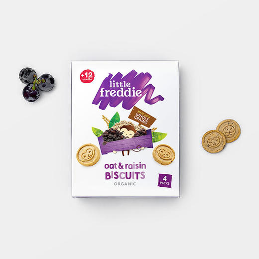 [专享]小皮宝宝下午茶全谷物饼干4盒装不加砂糖 商品图1