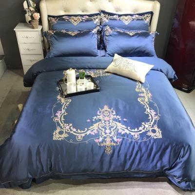MMFZ-UR20190013新款高端真丝纯棉刺绣床上四件套 商品图3