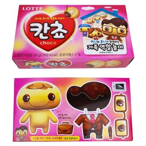 乐天刊巧巧克力夹心小熊饼干54g롯데칸쵸54g 商品图1