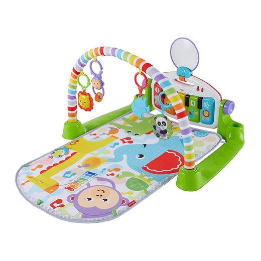 费雪婴儿健身架脚踏钢琴健身器0-1岁宝宝玩具多动能音乐脚踩钢琴 商品图2