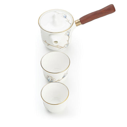 黄金珐琅彩4头进博旅行茶具 商品图2