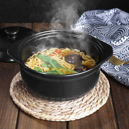 【陶煲王1l小平煲】耐高温500°平煲砂锅滋补养生煲汤炖菜平底不粘锅