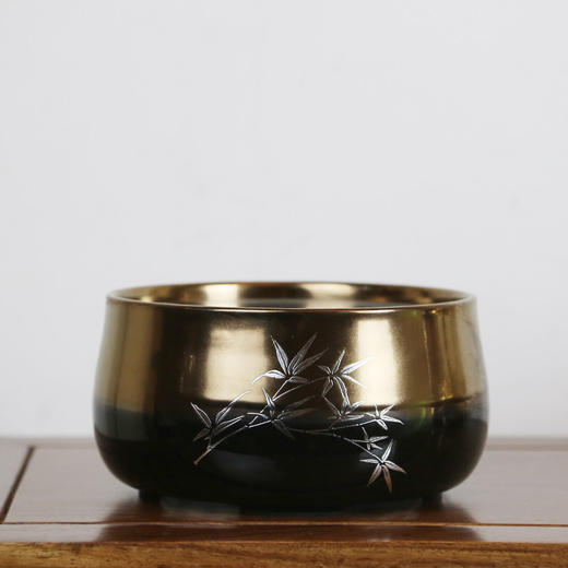 电器-电陶炉-莺歌烧-黑底幽兰电陶炉 商品图6