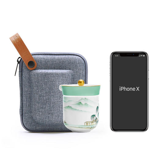 西湖盛宴·远山4头旅行茶具 商品图1