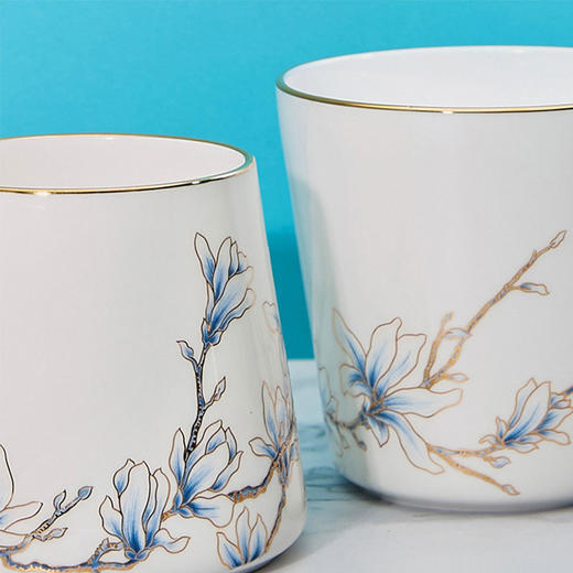 黄金珐琅彩幸福小鸟对杯 商品图4