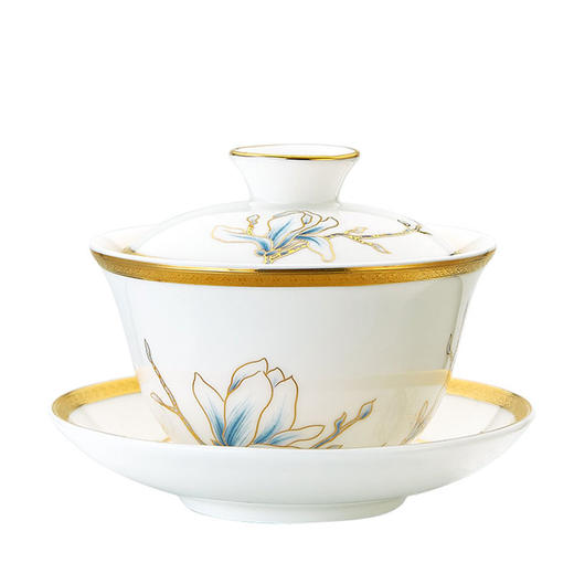 进博珐琅彩三件盖碗 商品图1