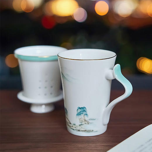 西湖盛宴便携三件套滤茶杯 商品图2