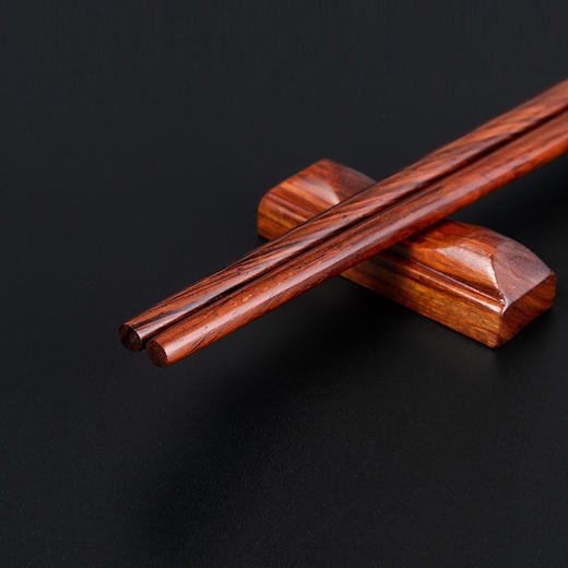 梅兰竹菊红酸枝木筷 商品图3