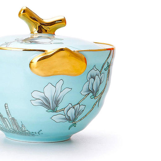 行云若水玉兰花开茶具 商品图2