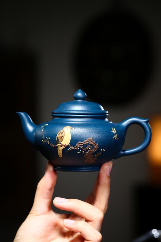 【笑樱】泥料：天青泥 容量：240cc 作者：黄加峰（实力派） 商品图1