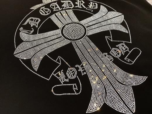 点此购买 克罗心女款烫钻圆领卫衣 ks166166 商品图12