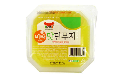 一家子腌制甜萝卜片250g일가집비타맛단무지250g 商品图0