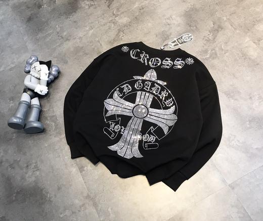 点此购买 克罗心女款烫钻圆领卫衣 ks166166 商品图7