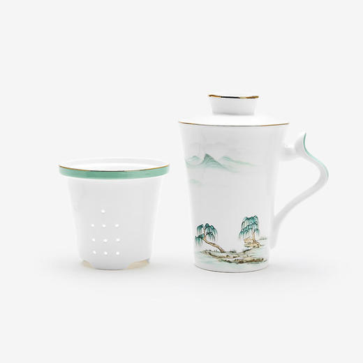 西湖盛宴便携三件套滤茶杯 商品图1