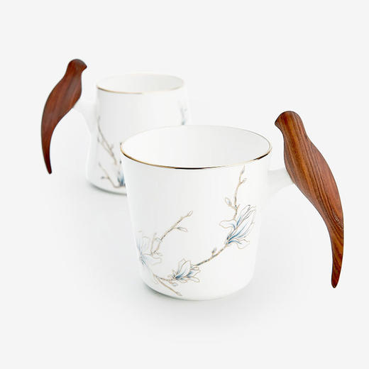 黄金珐琅彩幸福小鸟对杯 商品图1