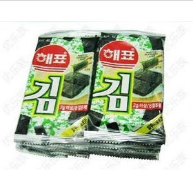 海牌紫菜20g해표도시락김20g