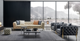 现代双扶手四人位RW-BOJA1027