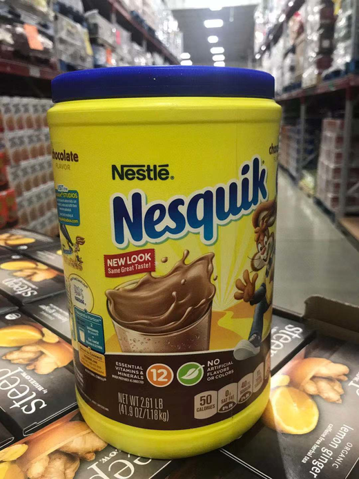 nesquik雀巢低脂可可粉巧克力冷热冲饮粉朱古力粉 1.18kg