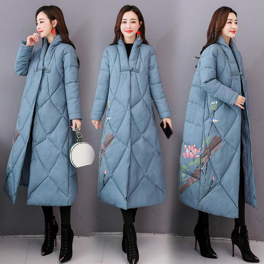 WZNH-MY1871时尚潮流气质纯色棉衣 商品图1