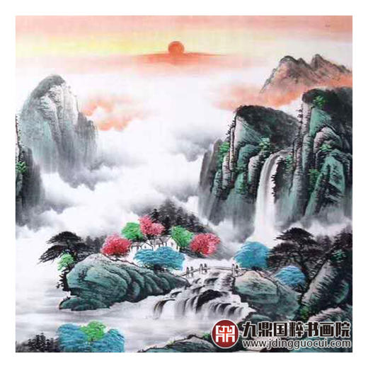 高云鹏《源远流长》68*178cm 山水横幅作品 客厅/卧室挂画 商品图6