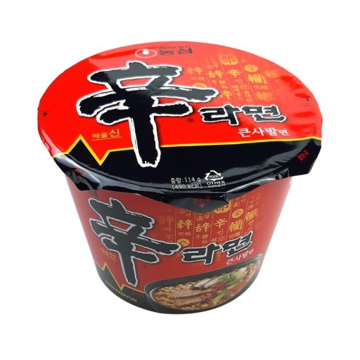 农心辛拉面大碗114g농심신라면큰사발114g