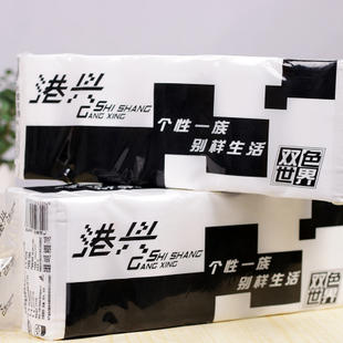 【68元/包】港兴原生喷浆10卷卫生纸4层1200克*8提（100985601） 商品图0