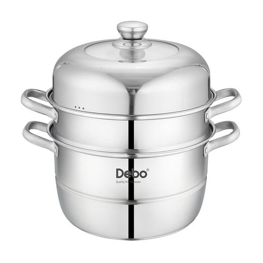 Debo 德铂 伊梅尔304不锈钢三层蒸锅大容量家庭多用锅 商品图1